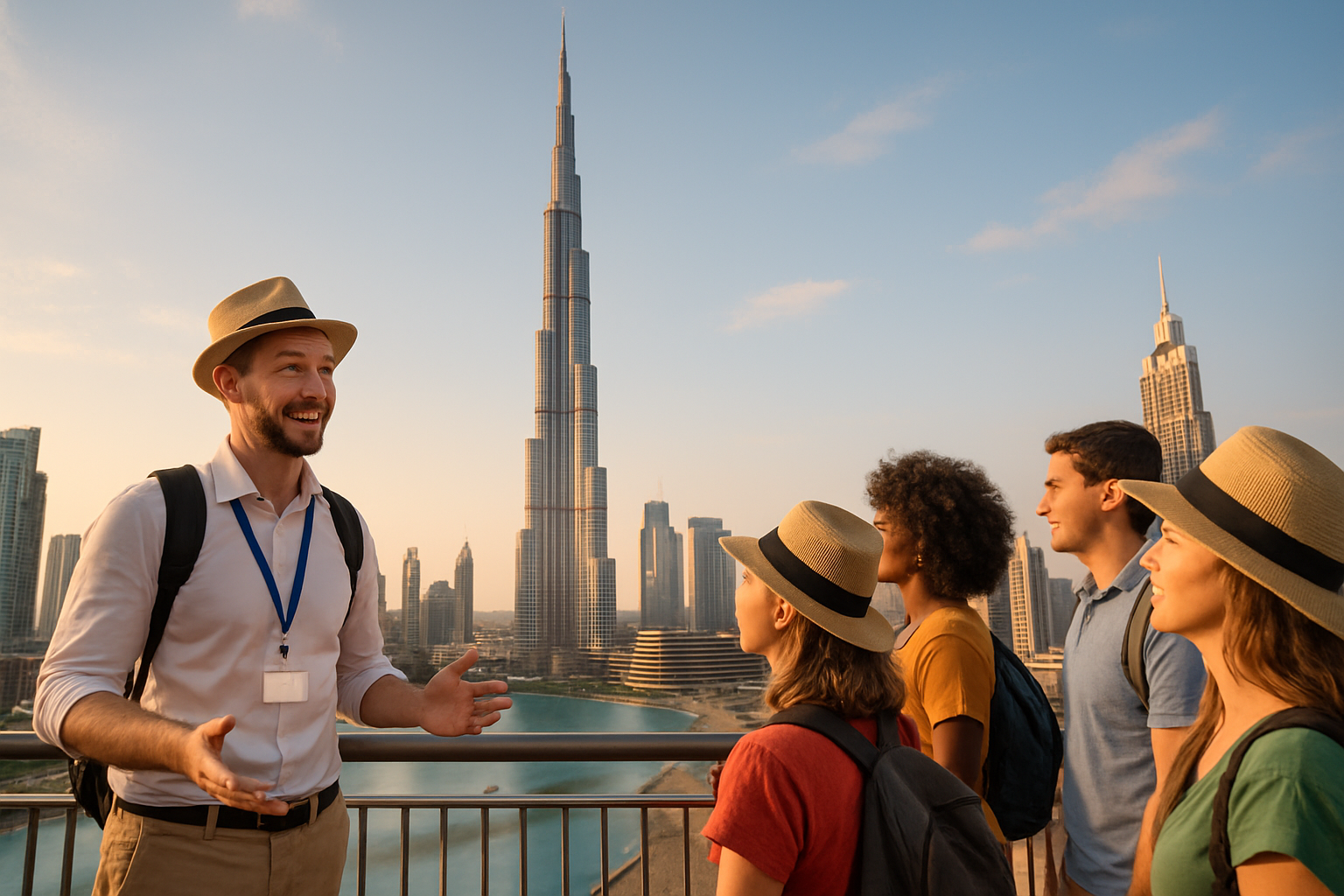 Guided tour of Burj Khalifa and Dubai skyline