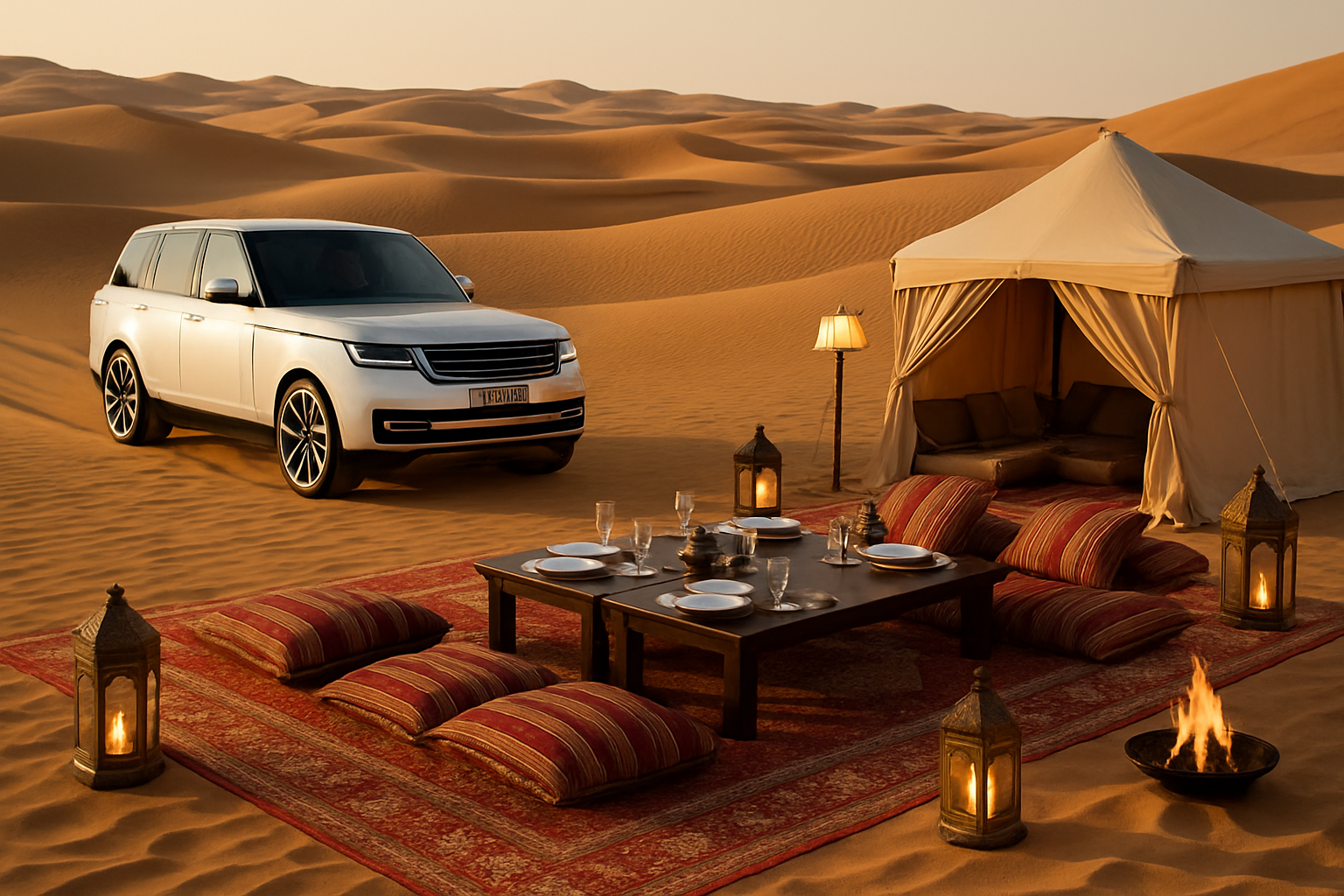 Luxury desert safari experience in Dubai